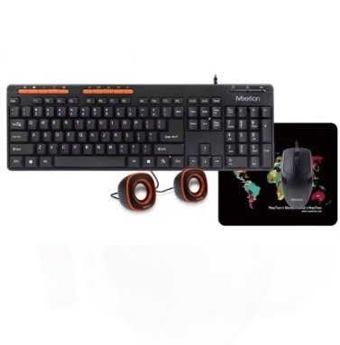 Combo 3 en 1 - Teclado,Mouse y Altavoces (Gratis Mouse Pad)