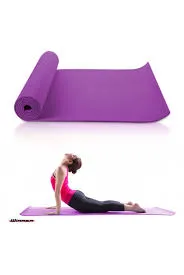 MAT DE YOGA 6 mm. ALFOMBRA DE EJERCICIO MÚLTIPLES - MORADO