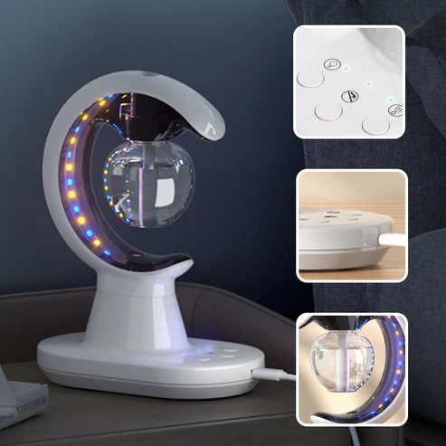 Humidificador Lámpara Led y Repelente de Insectos 3 en 1