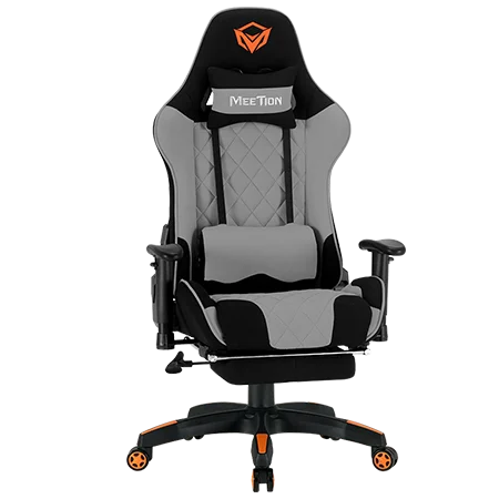 SILLA GAMER MT-CHR25 NEGRA/GRIS MEETION